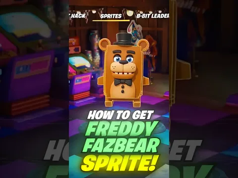 How to Get FREDDY FAZBEAR Sprite in Fortnite Season 4!