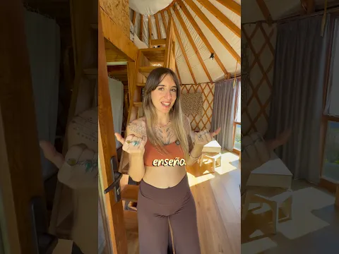 Así es nuestra yurta de 20 metros cuadrados. ¡Síguenos si quieres ver cómo construimos la siguiente!