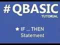 Tutorial IF THEN Statement