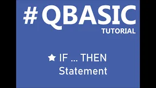 Tutorial IF THEN Statement