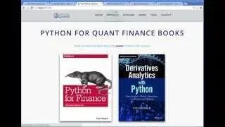 Python for Finance O Reilly on the Quant Platform