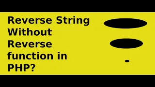 Write a program to reverse a string without using reverse