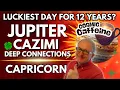 Capricorn Forecast Jupiter Cazimi Luckiest Day for 12 Years