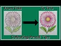 Adult Colouring Tutorial How to Colour a Flower - Tips and Techniques