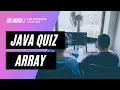 Array Examples For Beginners Array Java Quiz Java Questions