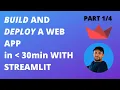 How to Display data with Streamlit - Part 1