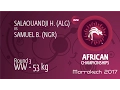 Download Lagu Round 3 WW - 53 kg: B. SAMUEL (NGR) df. H. SALAOUANDJI (ALG) by TF, 10-0