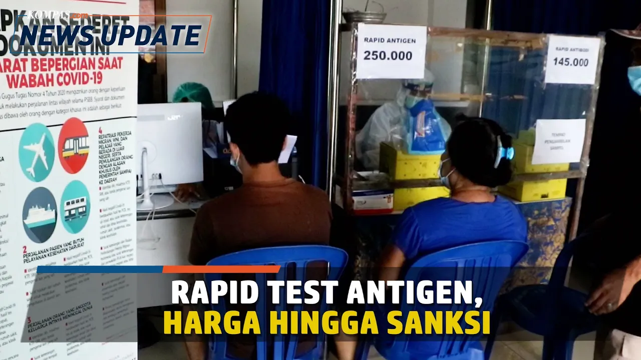 ... keterangan (saat itu) Rapid Test. Dan pada saat kepulangan kami (Januari 2021) dari Pelabuhan Gi. 