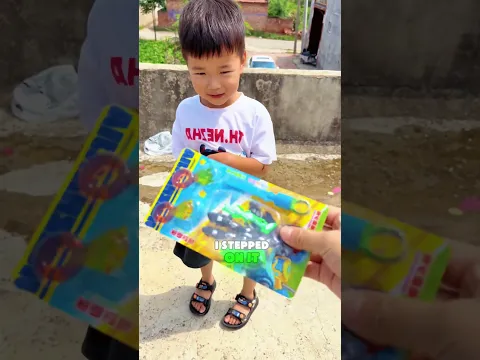 🤖🍬 Mecha Warrior Surprise! The Rings Are Candy!#funny