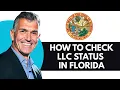 How To Check LLC Status In Florida 2025 STEP BY STEP