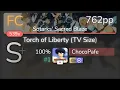 Download Lagu ChocoPafe | KANA-BOON - Torch of Liberty [Sotarks' Sacred Blaze] +HDDT SS {#1 762pp FC} - osu!