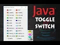 How to Beautiful Toggle Switch Button UI in Java