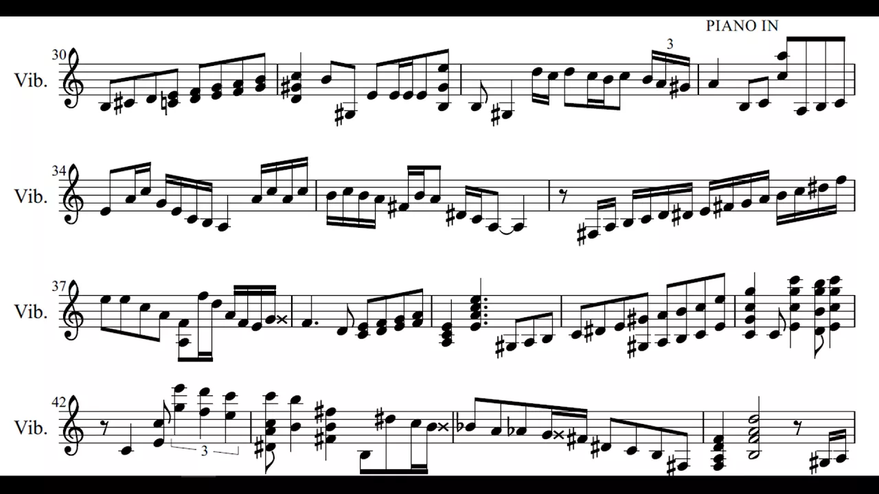 Gary Burton - Libertango ( Piazzolla Reunion Live ) transcription Gary Burton - Libertango ( Piazzolla Reunion Live ) transcription