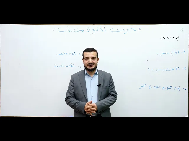 ⁣منهاج الصالحين/ ج3 / الميراث - درس 58 : ميراث الاخوة من الاب / المسالة / 1021