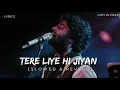 Download Lagu Tere Liye Hi Jiya (Slowed\u0026Reverb) Arijit Singh | Lofi Song | Mind Refresh Lofi Song 🥺❤️