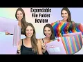 ABC life Accordion File Organizer Review - Bye Messy Stacks of Paper