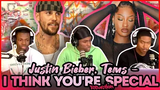 justin bieber tems i think youre special audio reaction