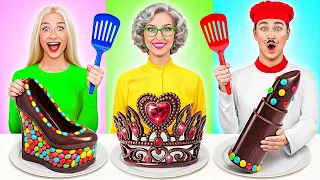 Me vs Grandma Cooking Challenge Funny Kitchen Tricks by Multi DO Challenge