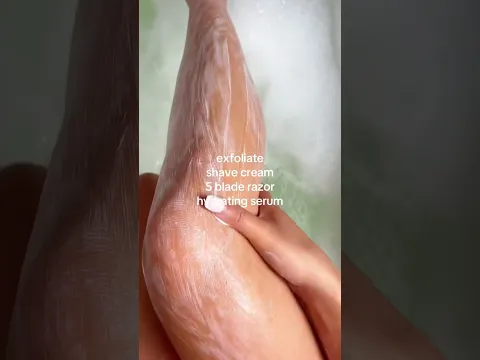 THE RECIPE FOR SMOOTH LEGS #trulybeauty #shaveroutine #bodycare #glowyskin #smoothlegs