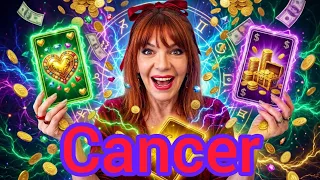CANCER ♋ ¡BRUTAL! TE TOCA EL SORTEO MÁS AFORTUNADO Y LOS OROS REVELAN TU RIQUEZA TOTAL 🤑💰
