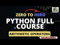 Crack Python Arithmetic Operators in 5 Minutes