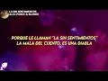 Alex Ponce, BLANKO - La Sin Sentimientos (Letra)