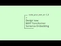 Design your own sentence transformer with SBERT SBERT 3