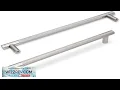 10 Pack 7 5Inch Brushed Satin Nickel Kitchen Cabinet Handles Knurled Cabinet Pulls