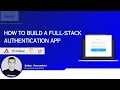 How to build a full stack authentication app