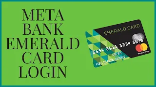 How to Login H R Block MetaBank Emerald Card Account 2021 Meta Bank Card Login Meta Bank Login