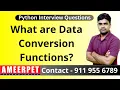 What are data conversion functions Ameerpet Technologies By Srinivas