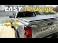 2023 CHEVY COLORADO TRAIL BOSS TONNEAU COVER INSTALLATION TRUXEDO
