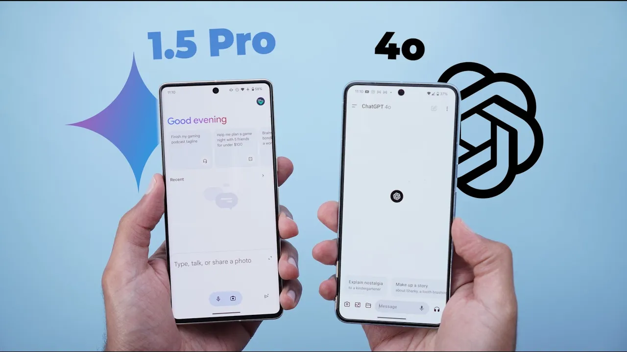 Outline Video ChatGPT 4o vs Gemini 1.5 Pro - A Huge Gap!!