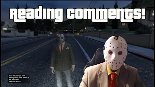 Reading Comments And Playing GTA Online!
