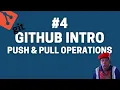 Git 4 Github Introduction Push Pull operation between local and remote