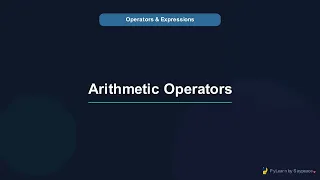 Python Operators Explained Arithmetic Comparison Logic Module 4