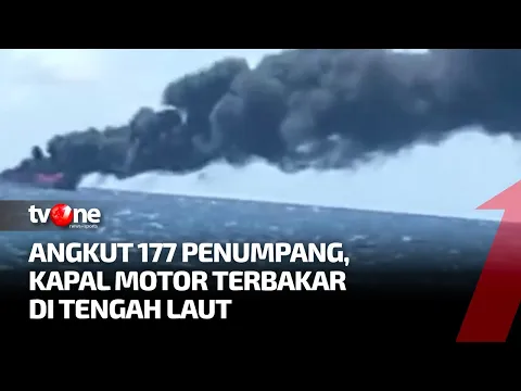 Kepanikan saat Kapal Cantika 77 Terbakar, Ratusan Penumpang Terombang ambing di Laut