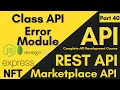 Class API Error Module File Structure For Handling Global API Error Complete API Course