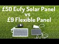 50 Eufy Solar Panel vs 9 Flexible Solar Panel