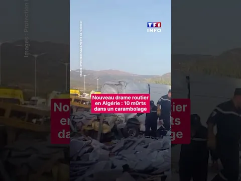 🔴 Nouveau drame routier en Algérie : 10 m0rts dans un carambolage｜TF1 INFO