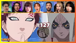 naruto episode 127 gaara vs kimimaro part 2 reaction mashup