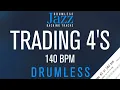 Swing - 10 Minutes Drumless Trading Four's at 140 Bpm With Click