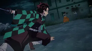 Tanjiro Vs Temari and Arrow Demon
