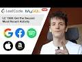 LeetCode 1369 Get the Second Most Recent Activity SQL