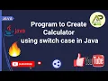 Program to Create Calculator using switch case in Java by Amrutgiri Goswami