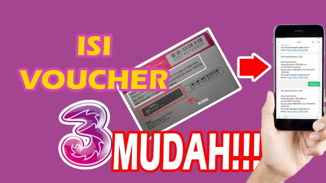 Cara Transfer Pulsa 3 / Tri - Tanpa Ribet - Tinggal Ketik Ini