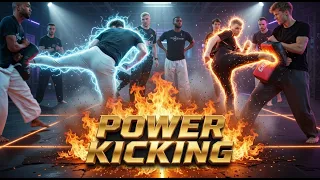 Taekwondo & Karate Power Kicking Warm Up  |  Ft. Trevor Hannant, Joshua Iyalla & Nat Hearn