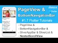 FLUTTER Tutorial - PAGEVIEW BOTTOMNAVIGATIONBAR