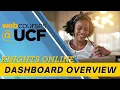 Webcourses UCF Dashboard Overview