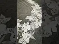 Lagu Mooie Bloem Kant Bruiloft Sluier 3 Meter 1 Laag Zachte Tule Kathedraal Ivoor Bridal Veil Met Kam Br